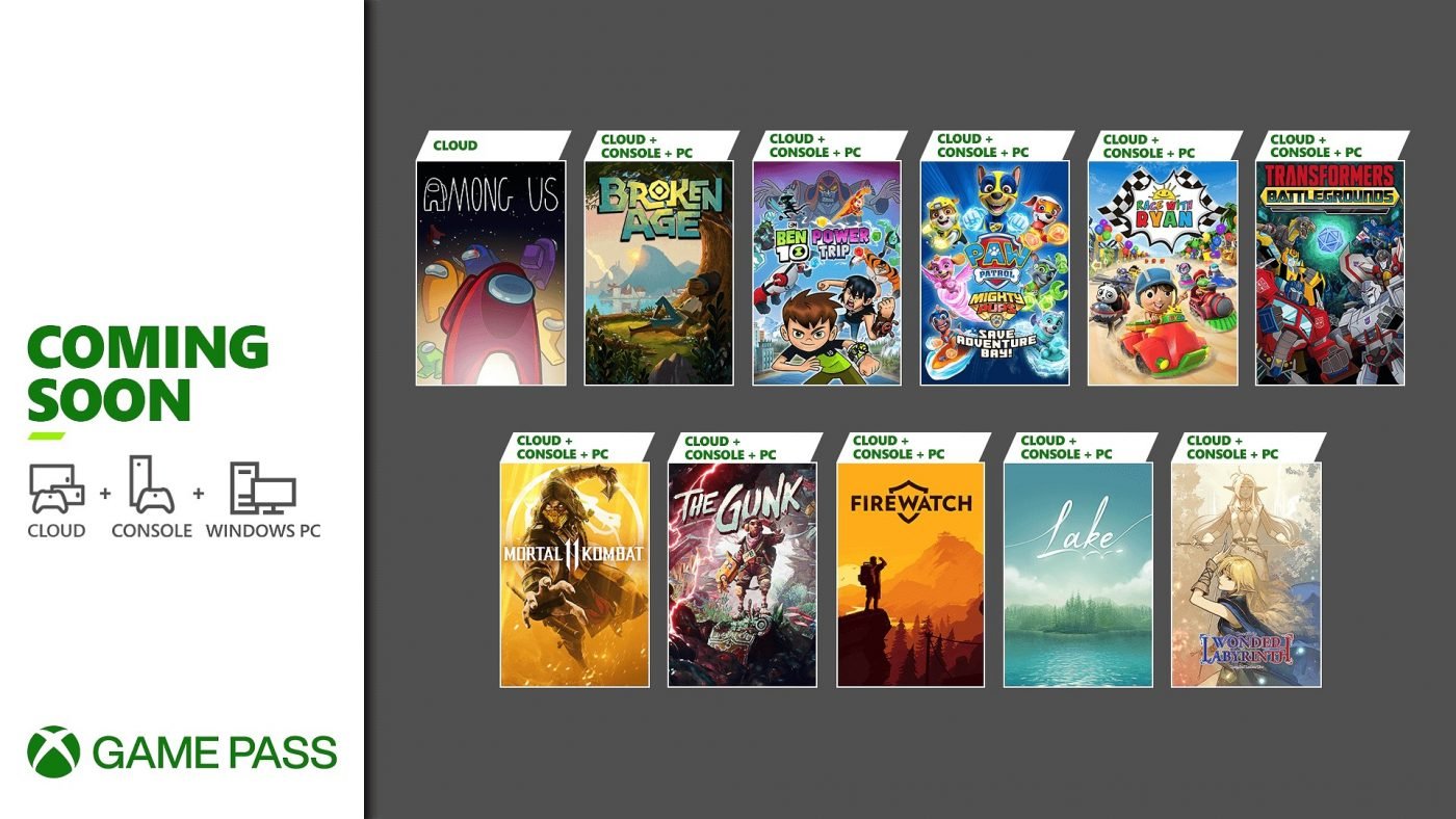 Xbox Game Pass - grudzień 2021