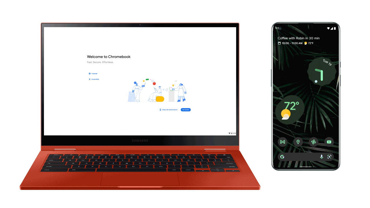 Google Android nowe funkcje CES 2022 Fast Pair Chromebook