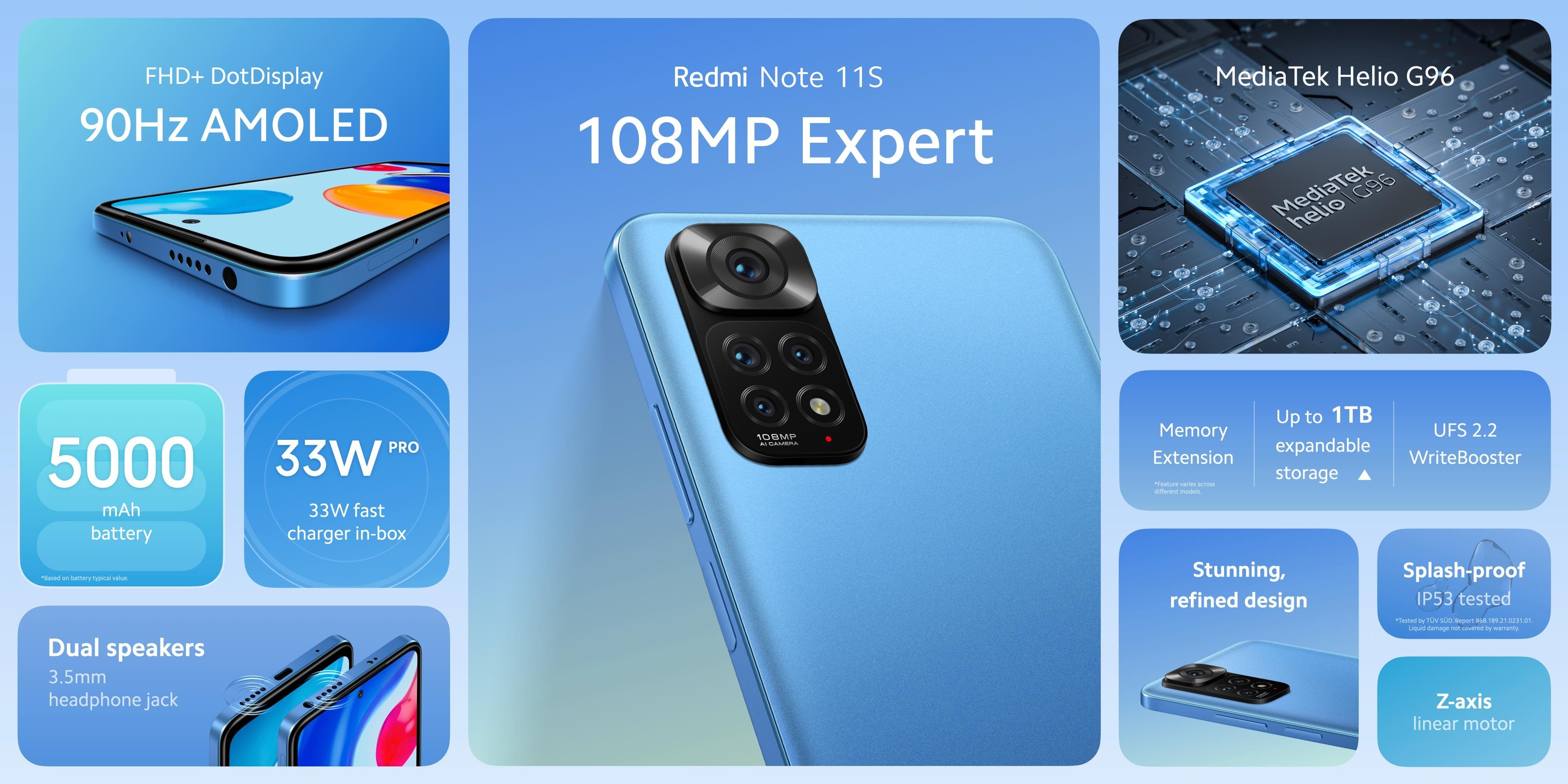 smartfon Xiaomi Redmi Note 11S smartphone specs