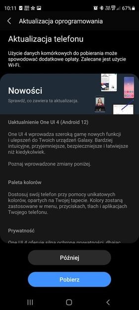 Samsung Galaxy S20 FE Android 12 One UI 4
