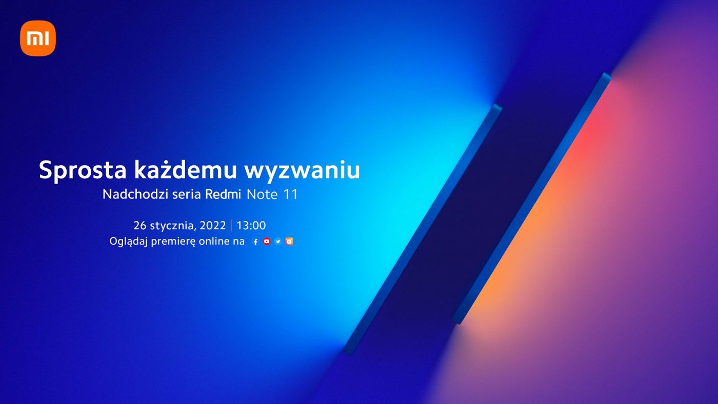 globalna premiera serii Redmi Note 11 zapowiedź teaser