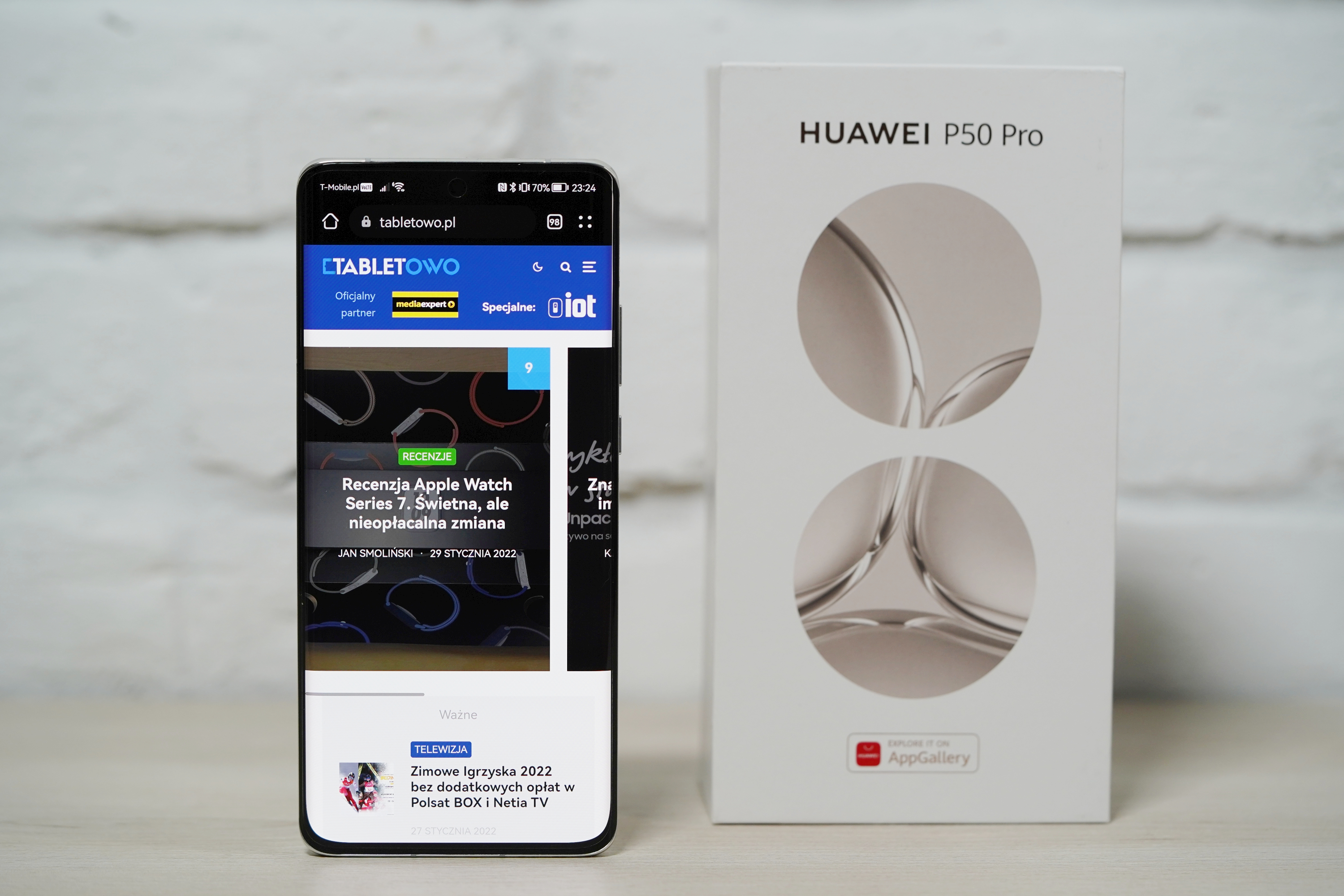 smartfon Huawei P50 Pro smartphone fot. Tabletowo.pl