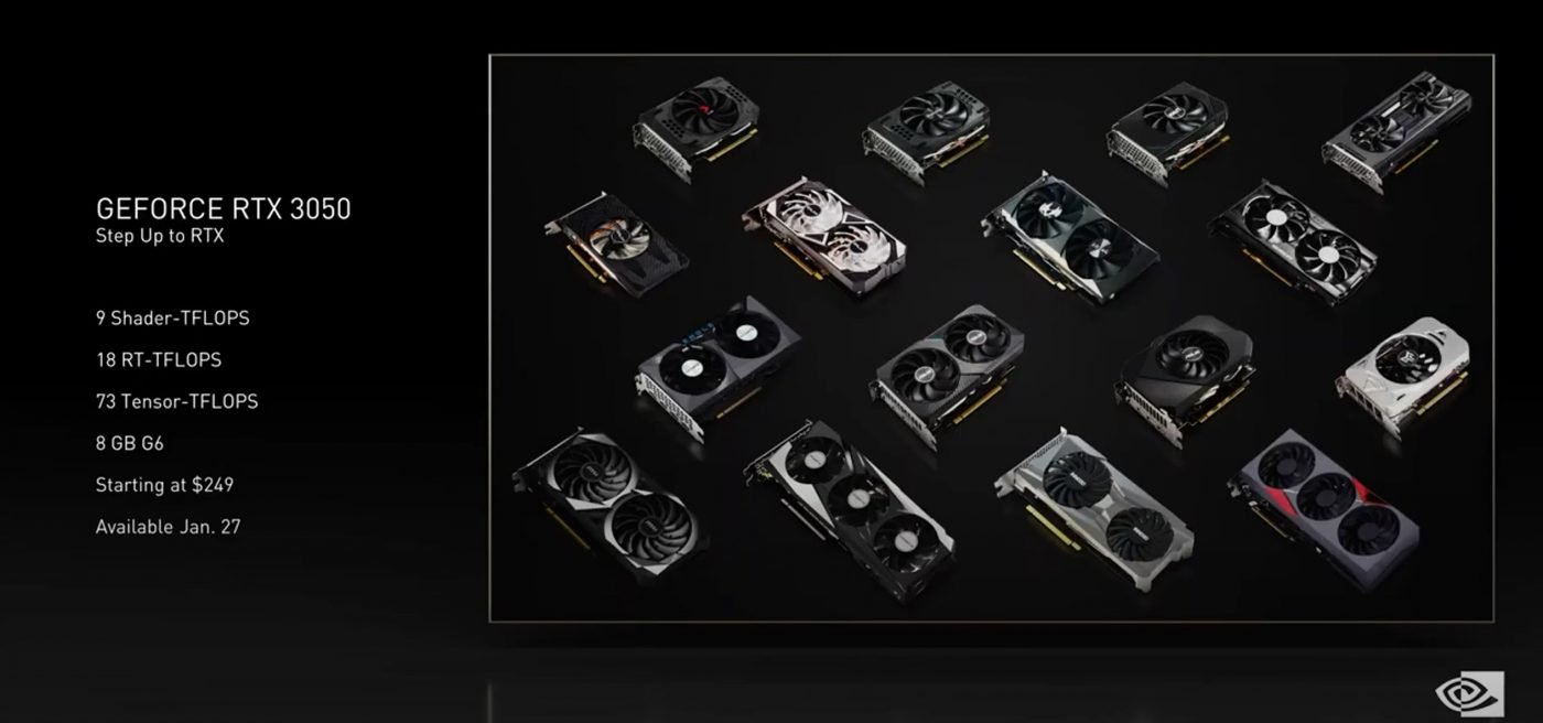 NVIDIA GeForce RTX 3050