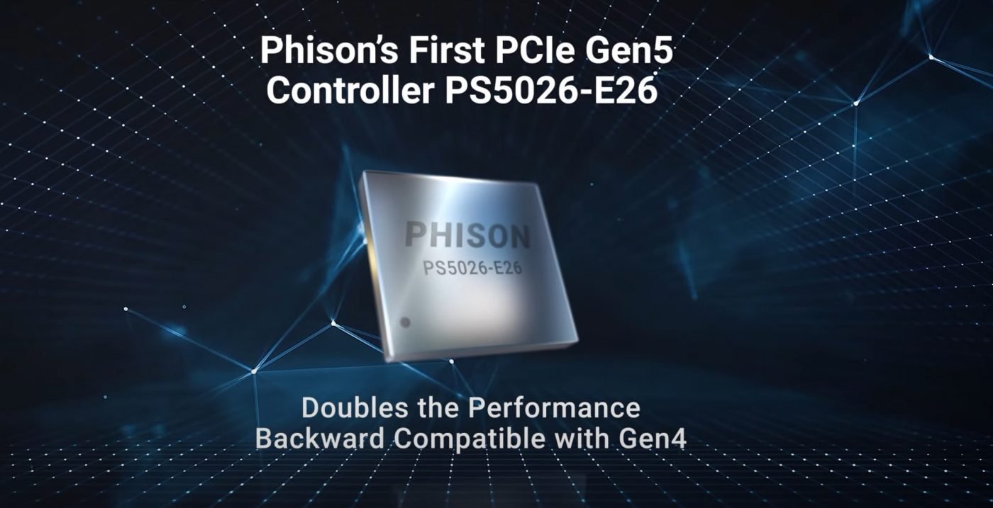 Phison E26 dla SSD PCIe 5.0