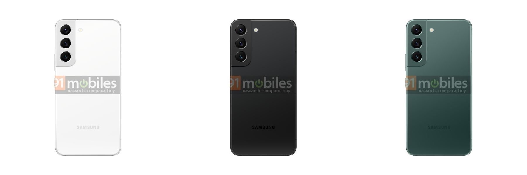 smartfon Samsung Galaxy S22 render colors colours