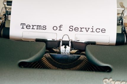 Terms of Service (źródło: Pixabay)