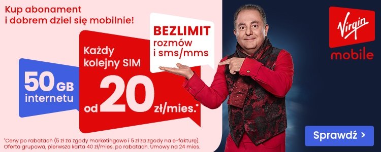 Nowość Virgin Mobile abonament grupowy luty 2022