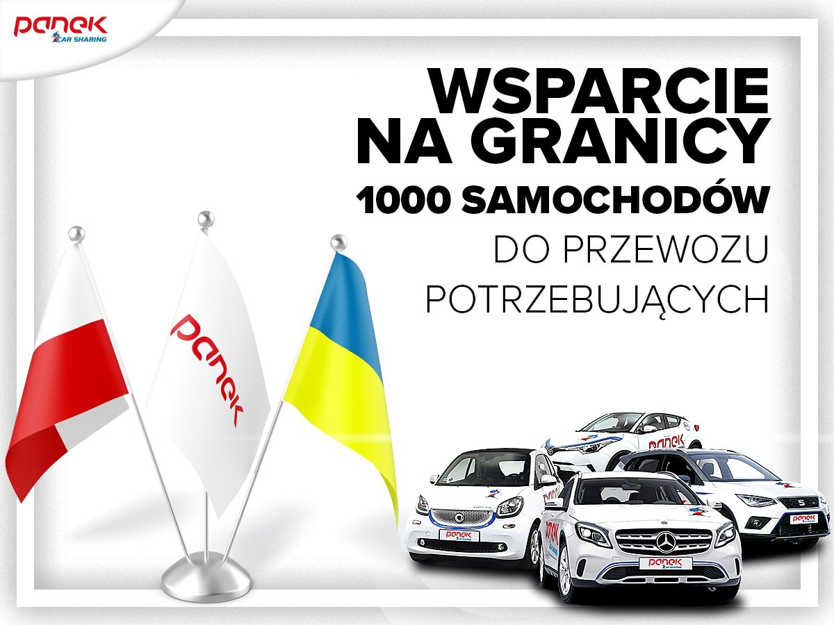 Panek pomoc Ukraina 1000 samochodów