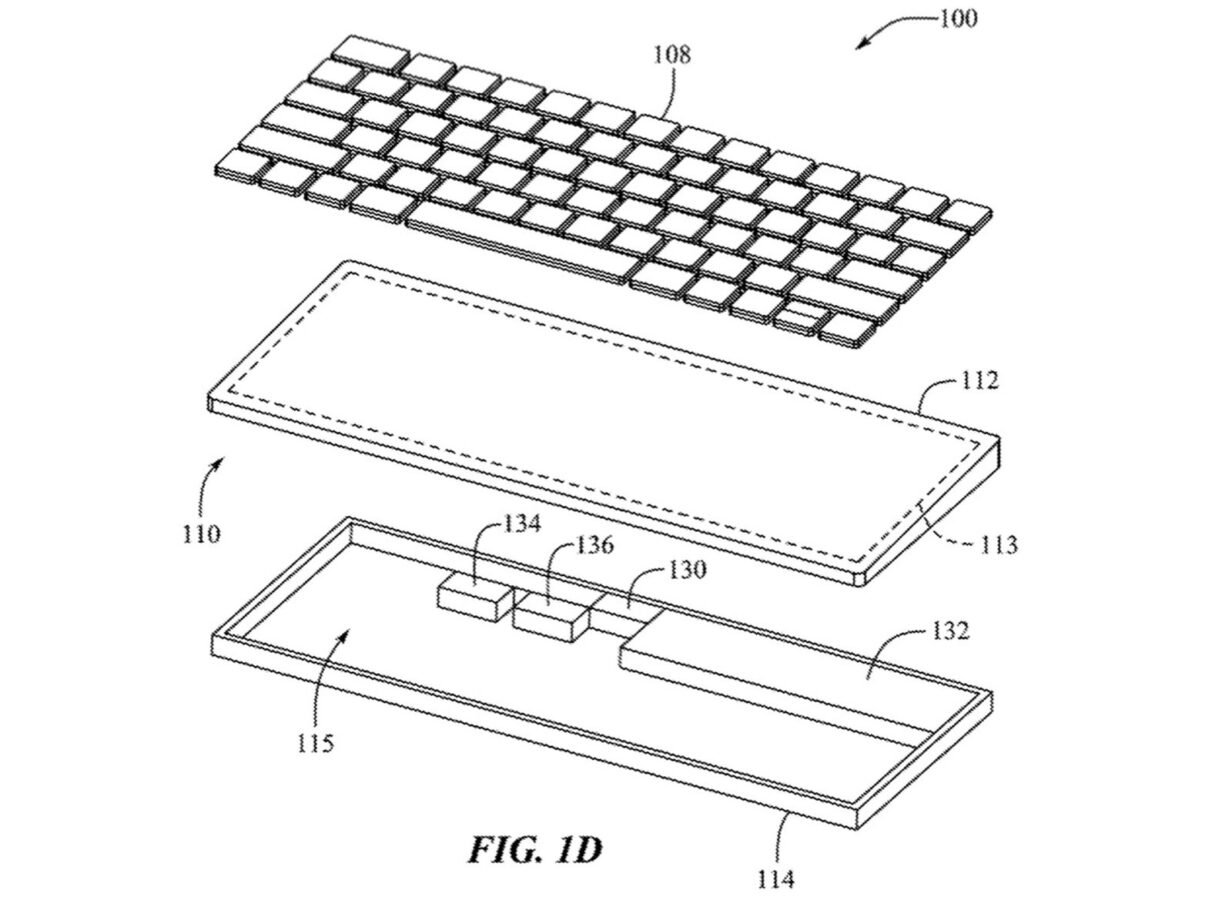 Apple komputer w klawiaturze