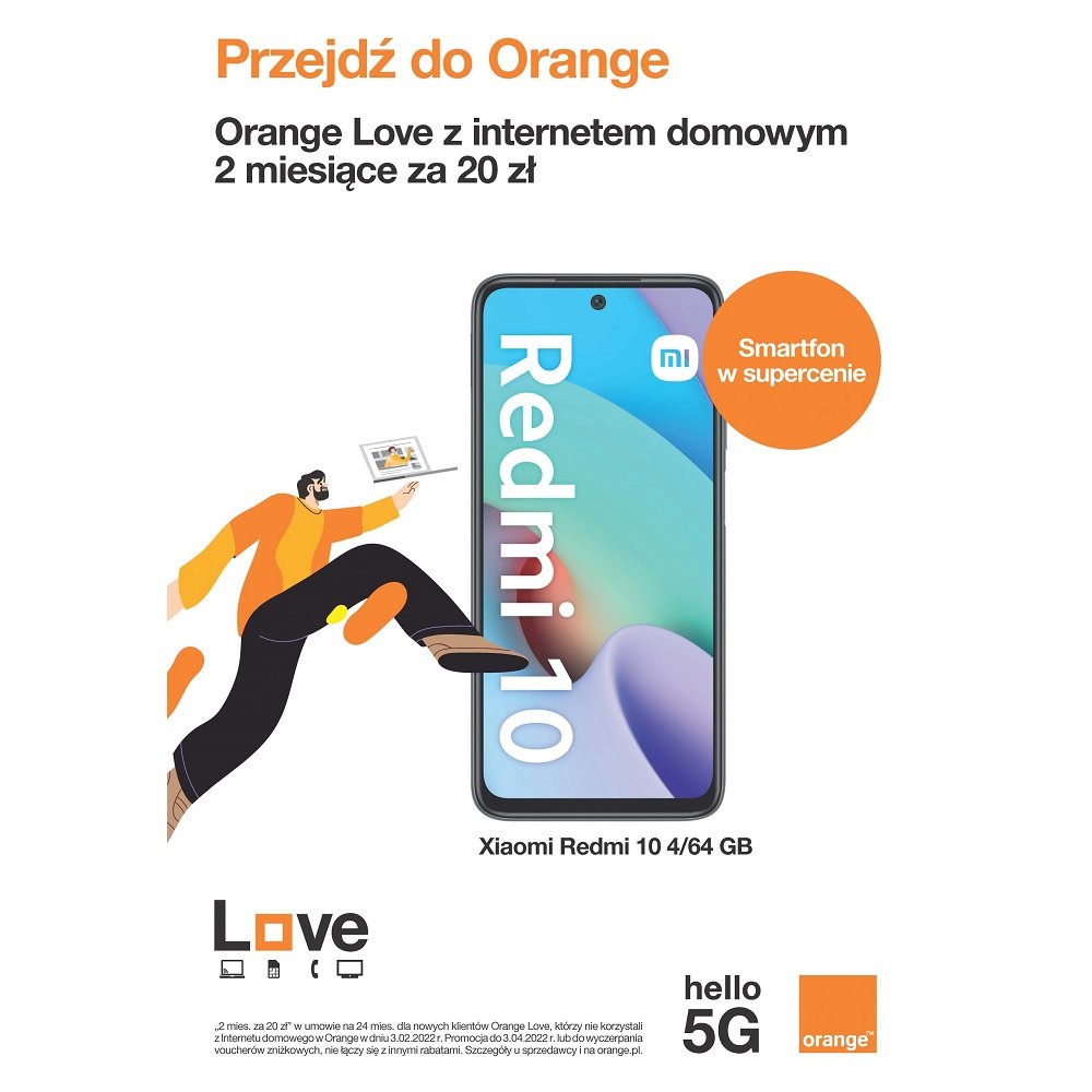 promocja Orange światłowód dla nowych klientów luty 2022 roku