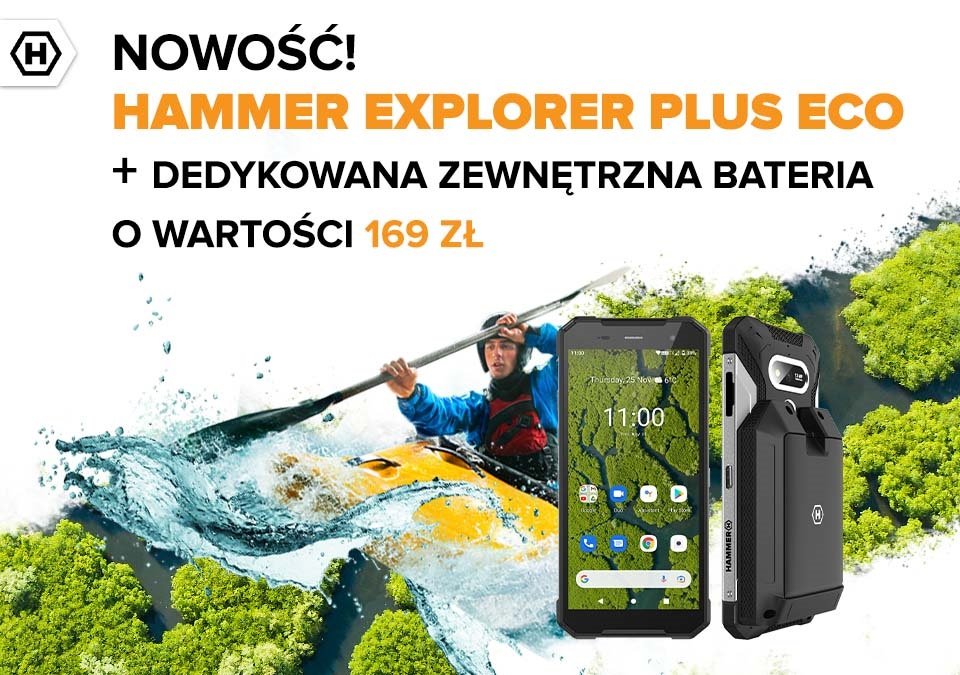 smartfon HAMMER Explorer Plus Eco smartphone