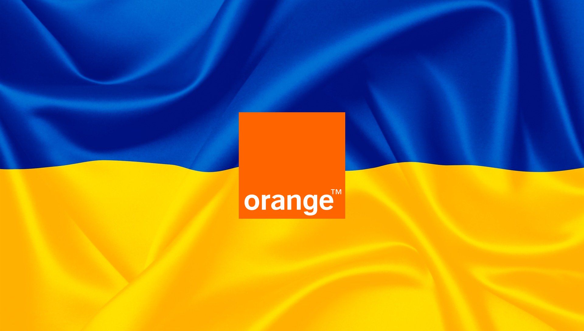 flaga Ukrainy Ukraina flag Ukraine Orange logo