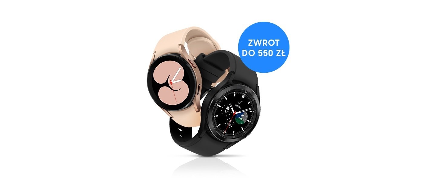 nowa promocja na smartwatch Samsung Galaxy Watch 4 Classic odbierz zwrot do 550 złotych