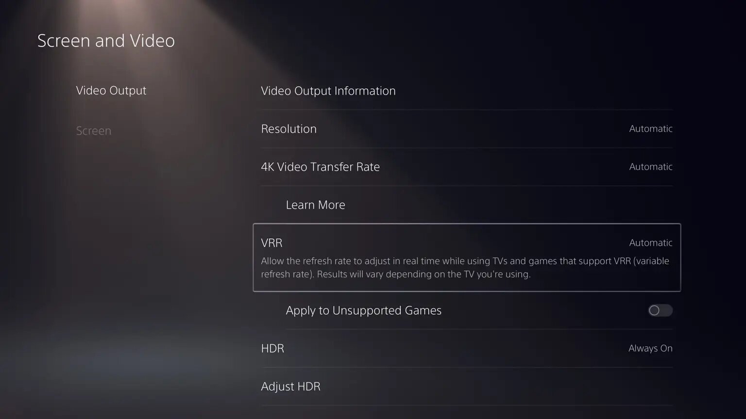 Jak sami widzicie, VRR zbliża się wielkimi krokami (źródło: PlayStation Blog)