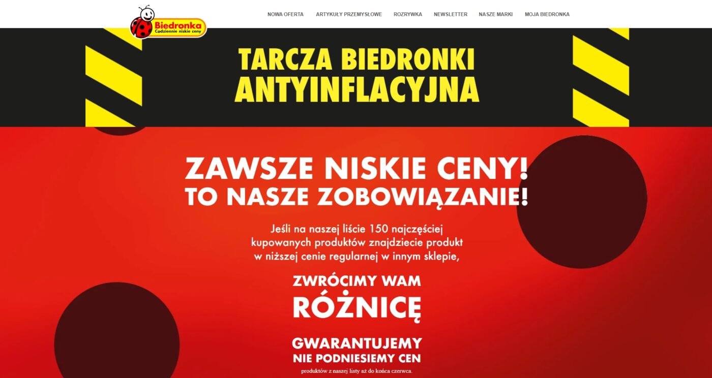 Biedronka Tarcza antyinflacyjna