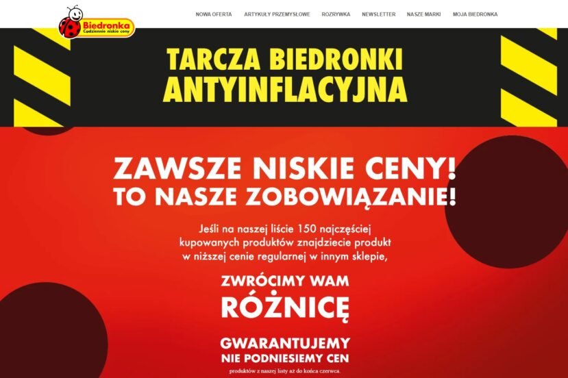 Biedronka Tarcza antyinflacyjna