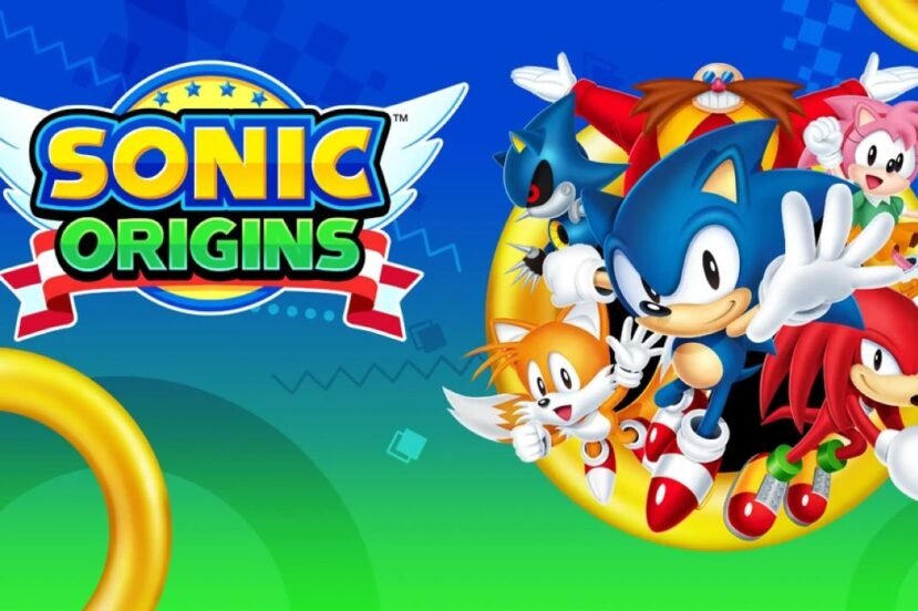 sonic origins grafika z logo