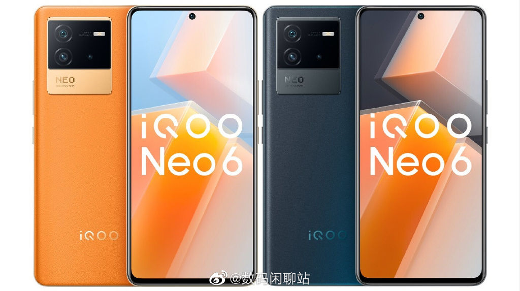 smartfon IQOO Neo 6 smartphone render
