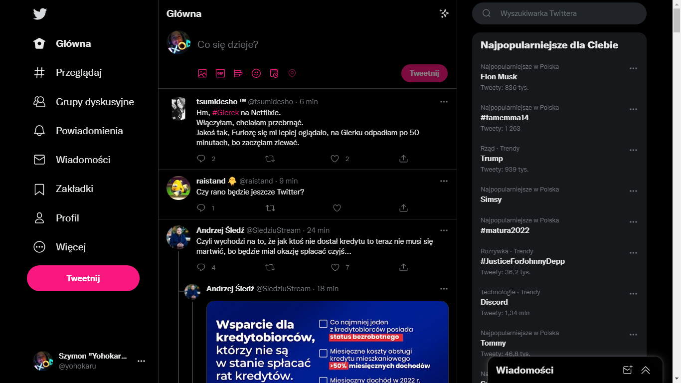 Panie Elon, bardzo proszę o ten przycisk edycji w Twitterze. Chociaż na 20 sekund!