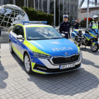 polska Policja nowy radiowóz i motocykl
