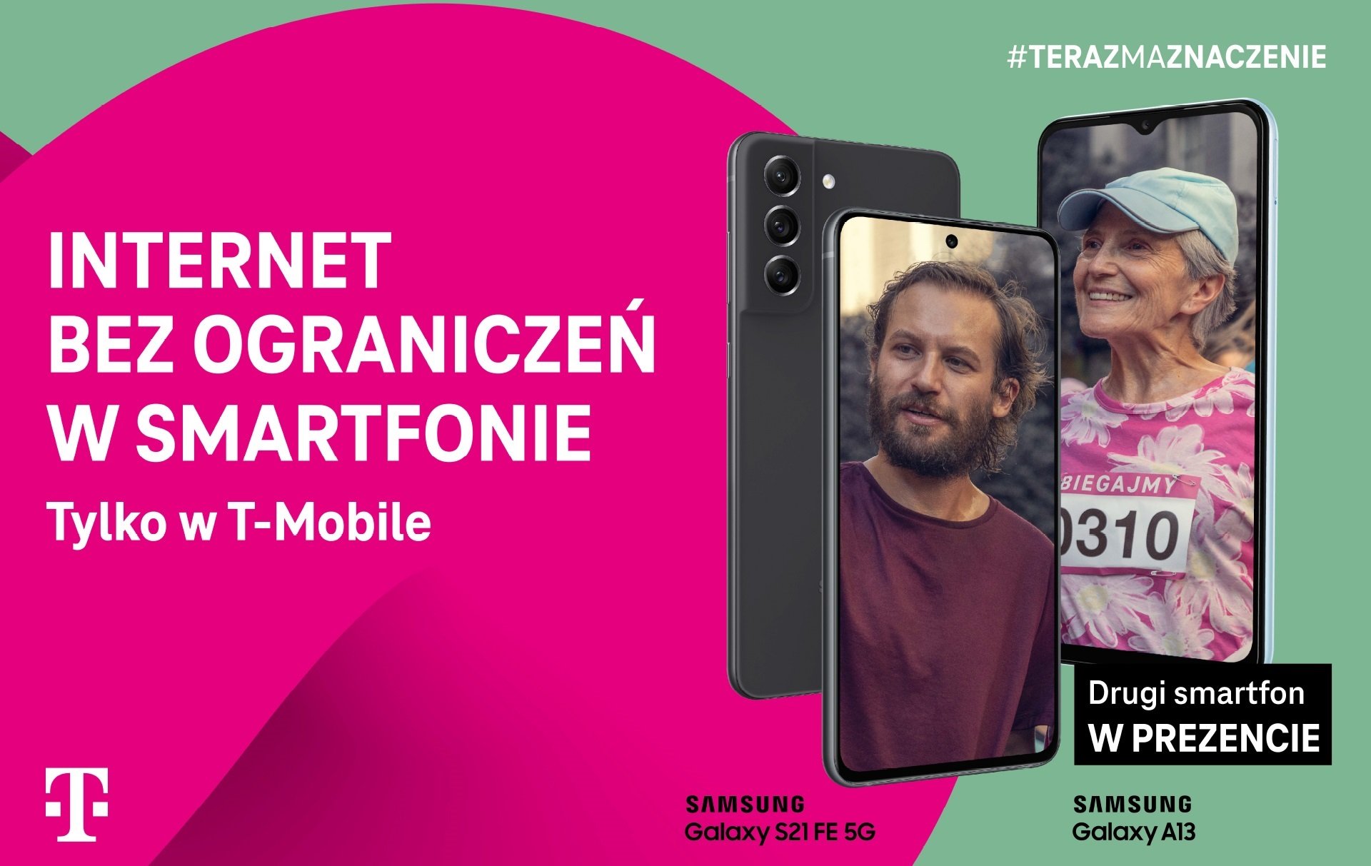 promocja T-Mobile drugi smartfon w prezencie za darmo abonament wiosna 2022