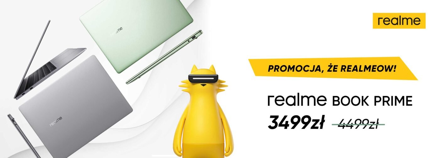 promocja laptop realme Book Prime 1000 złotych taniej