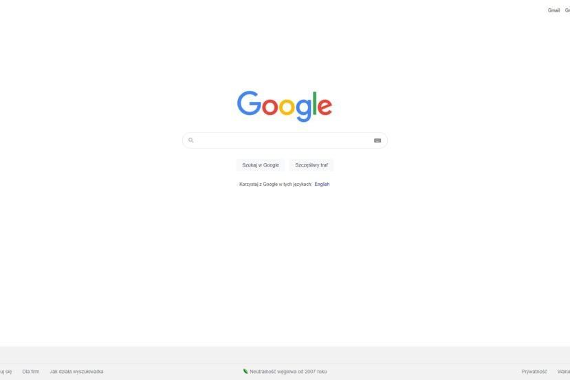 przeglądarka wyszukiwarka Google