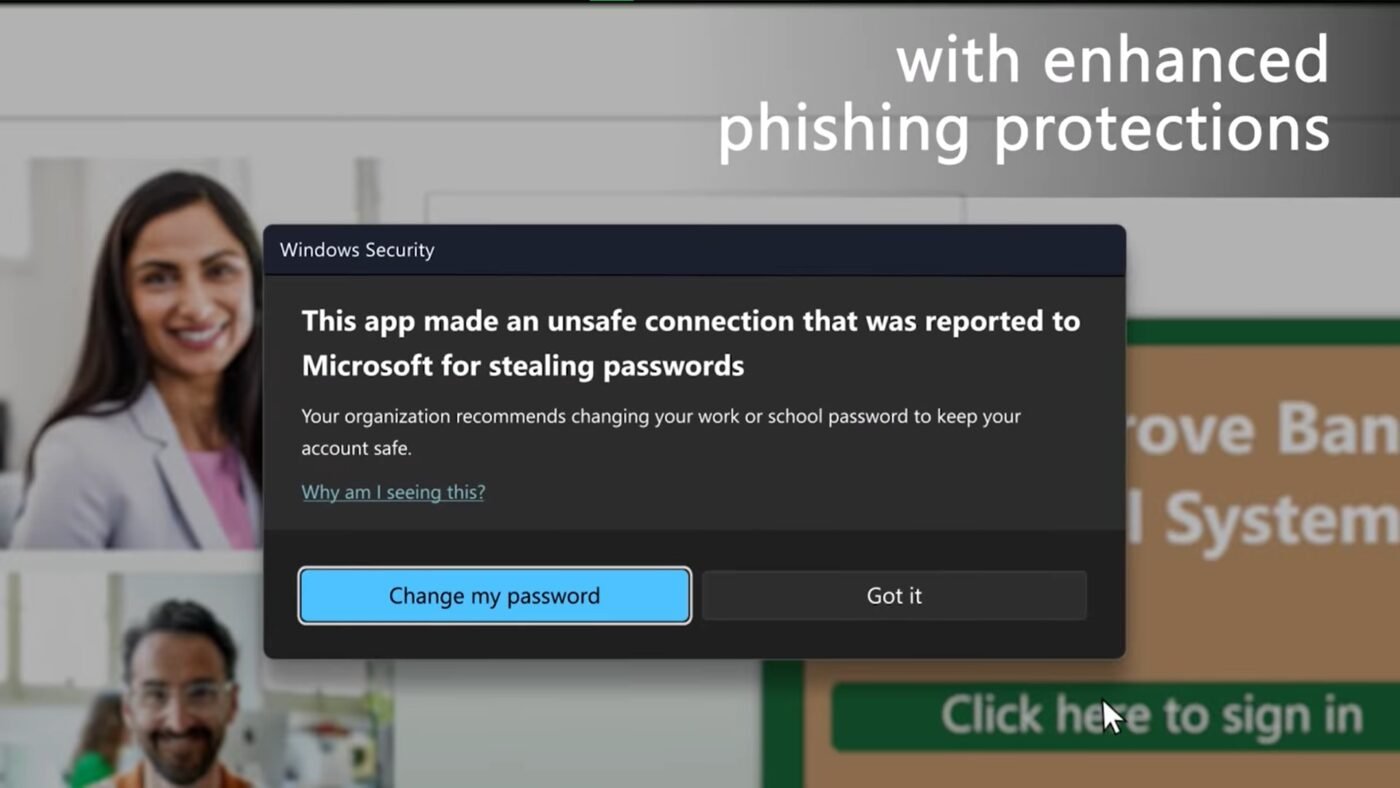 Windows 11 zmiany bezpieczeństwo phising