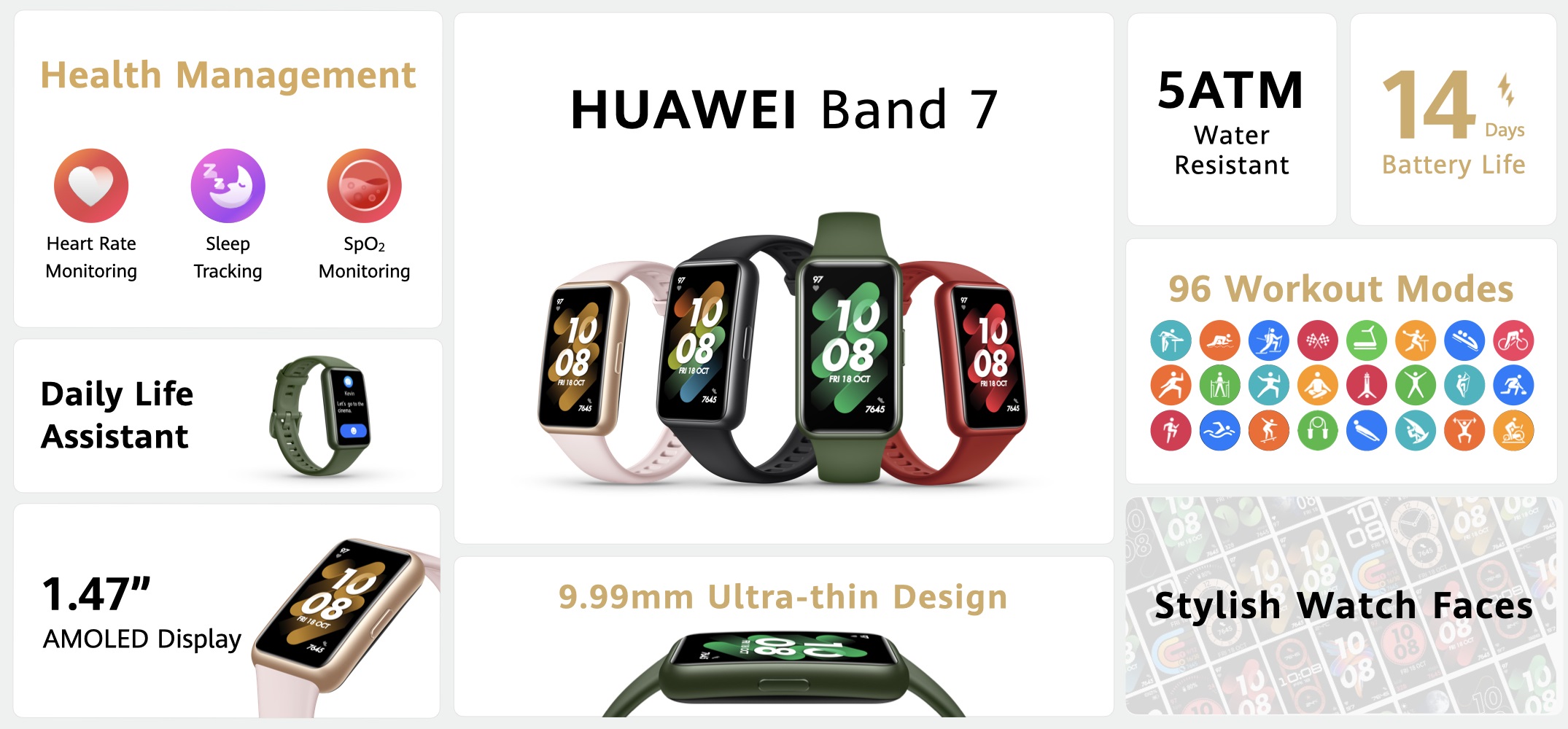 Huawei Band 7 smart band watch