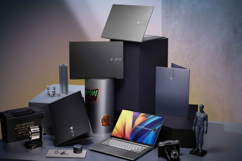 zdjęcie laptopów z serii Asus vivobook na 2022 rok