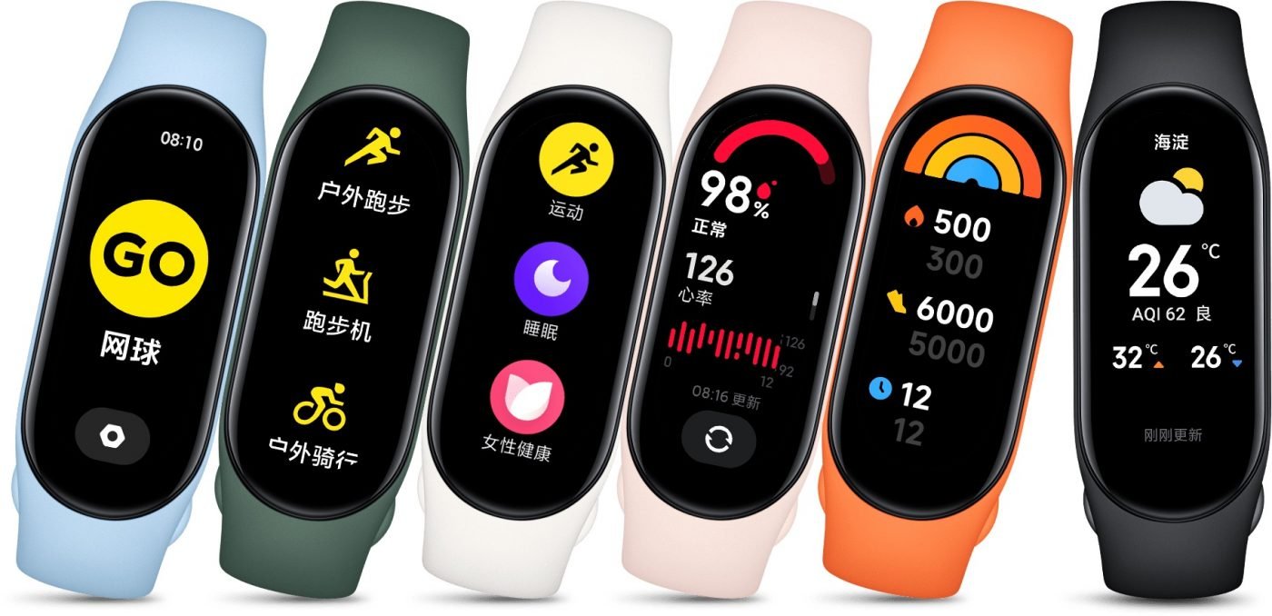 opaska sportowa fitness Xiaomi Mi Band 7 smart band