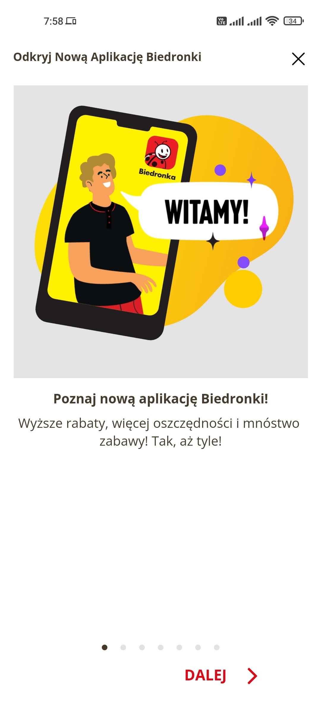 nowa aplikacja Biedronka