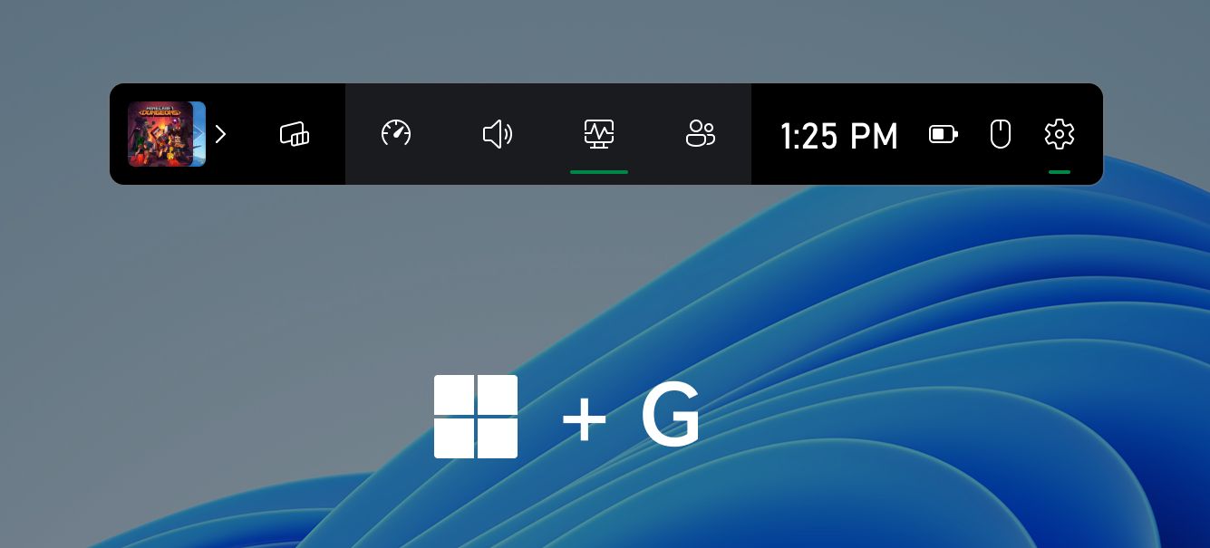 xbox game bar grafika windows 11