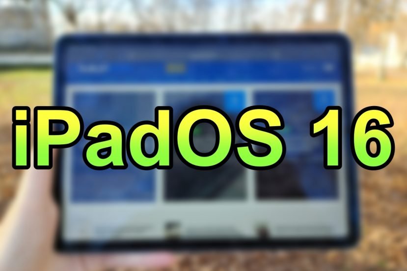 iPadOS 16