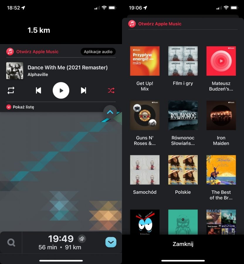 Apple Music w Wazę