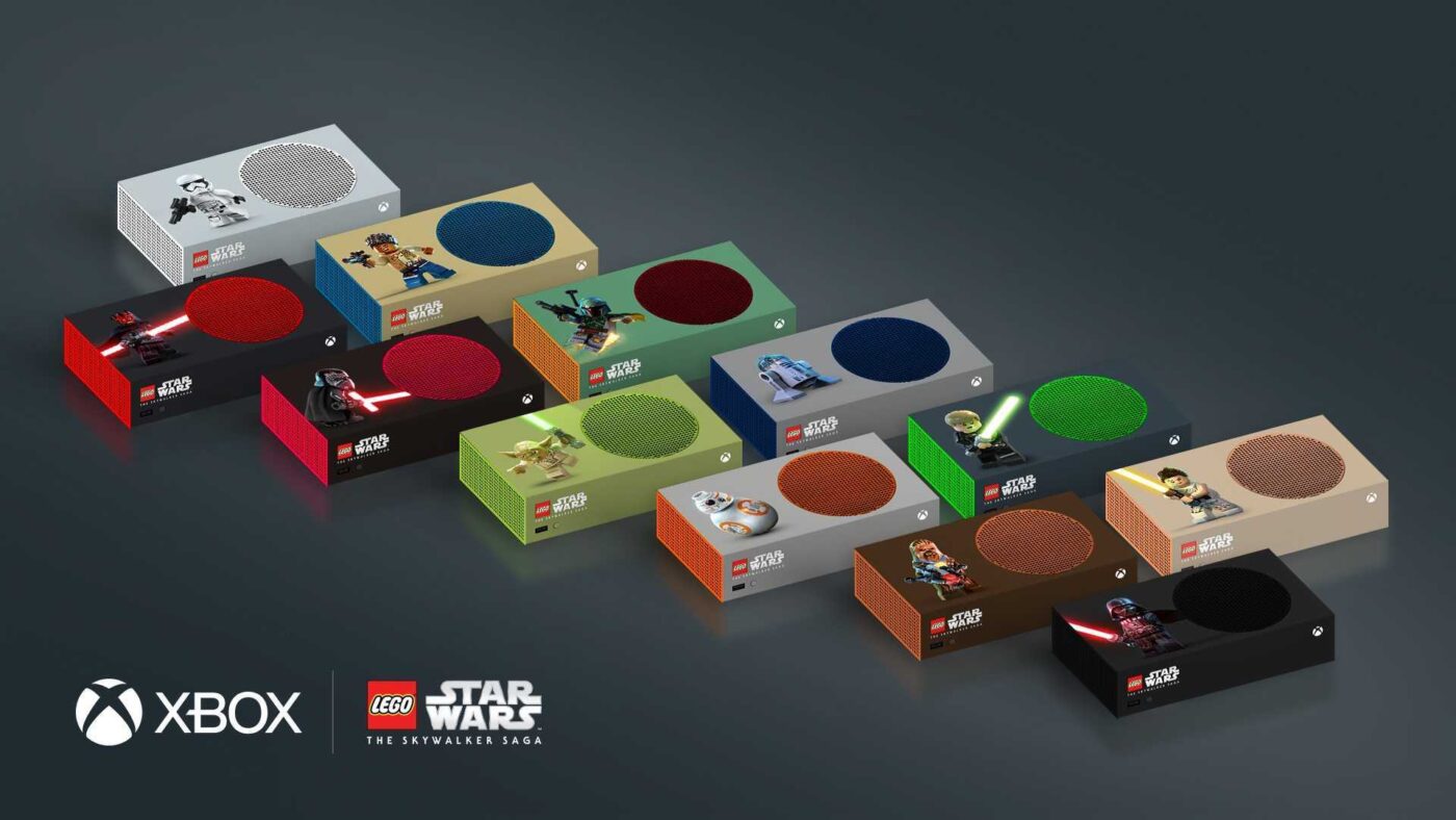 Xbox Series S w wyjątkowych 12 motywach z LEGO Star Wars: The Skywalker Saga