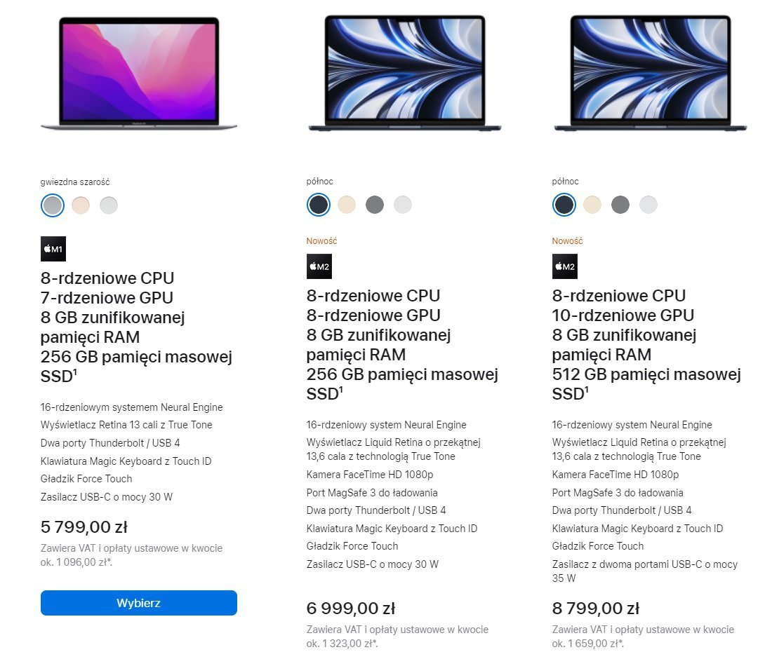 Apple MacBook Air 2020 2022 cena
