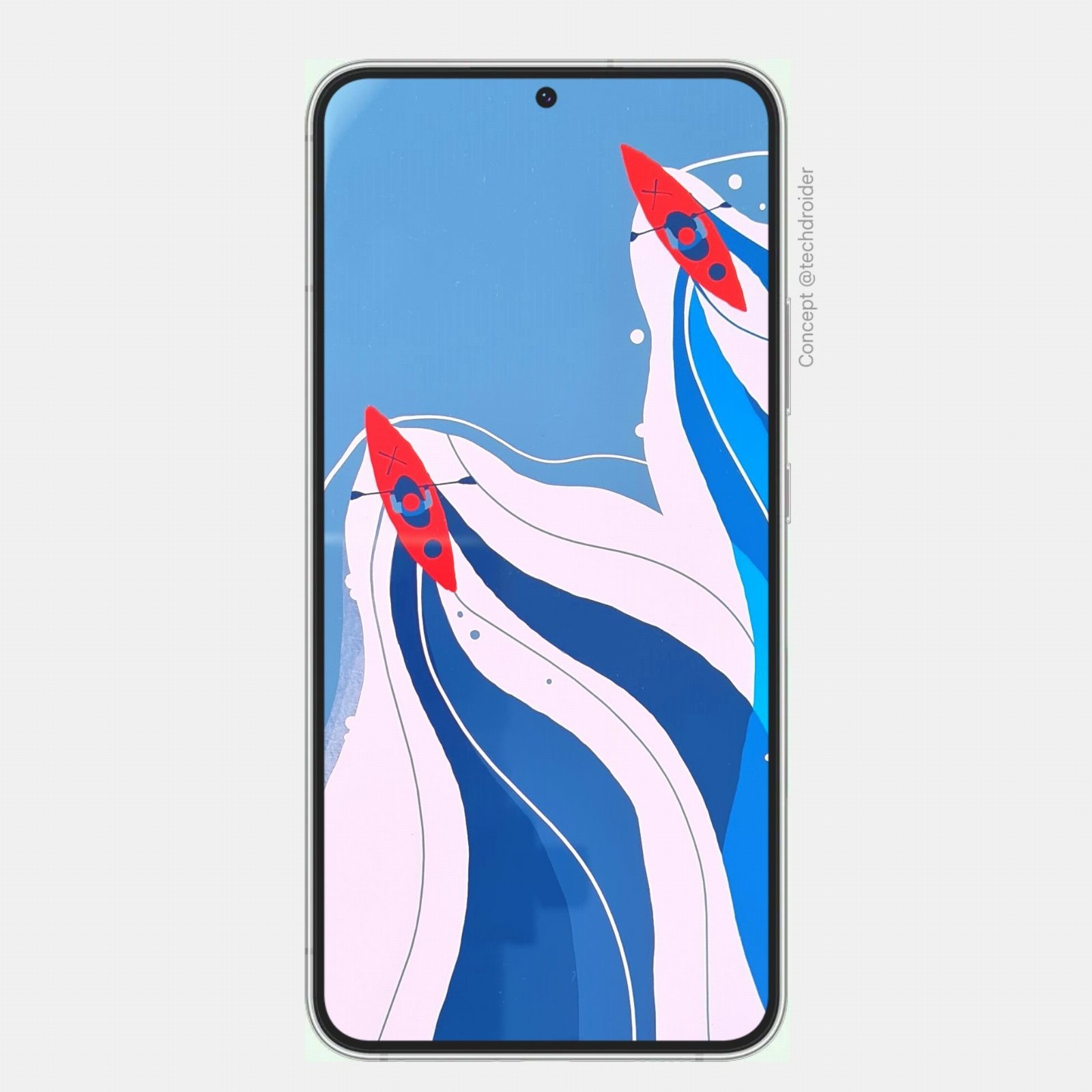 Nothing phone (1) display screen render