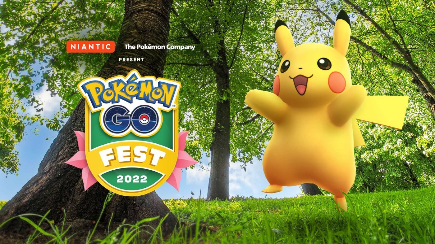 tło do relacji z Pokemon Go Fest 2022