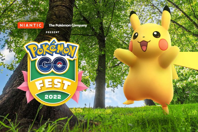 tło do relacji z Pokemon Go Fest 2022