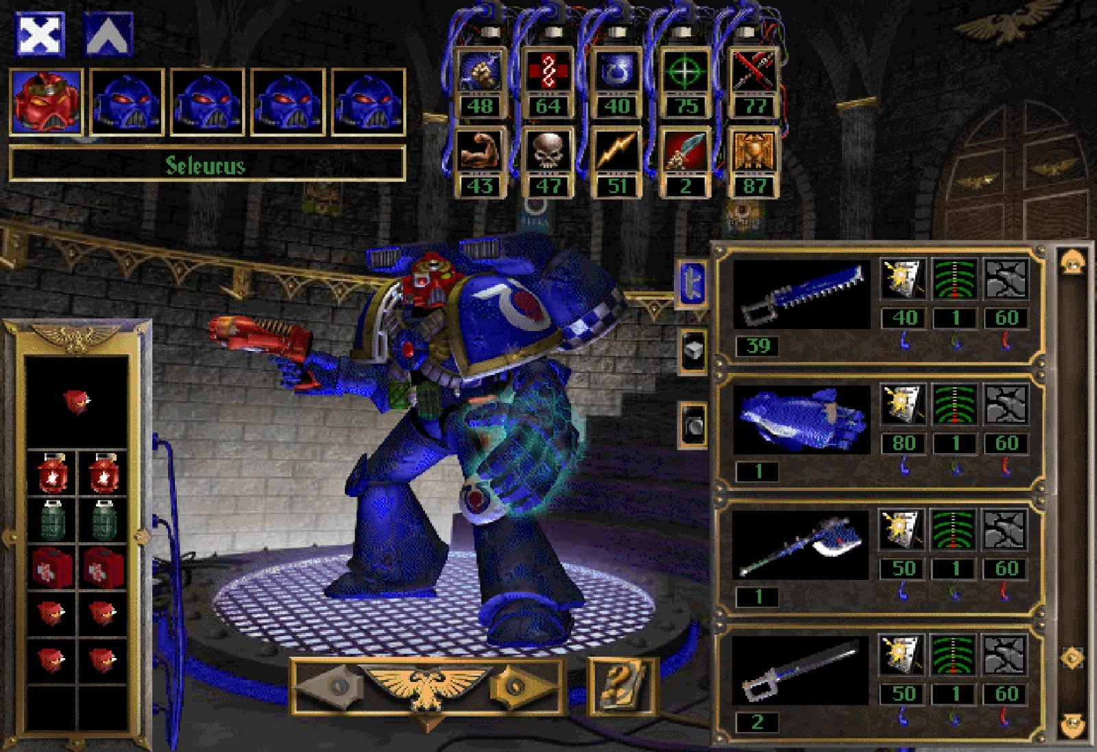 grafika z gry Warhammer 40K: Chaos Gate