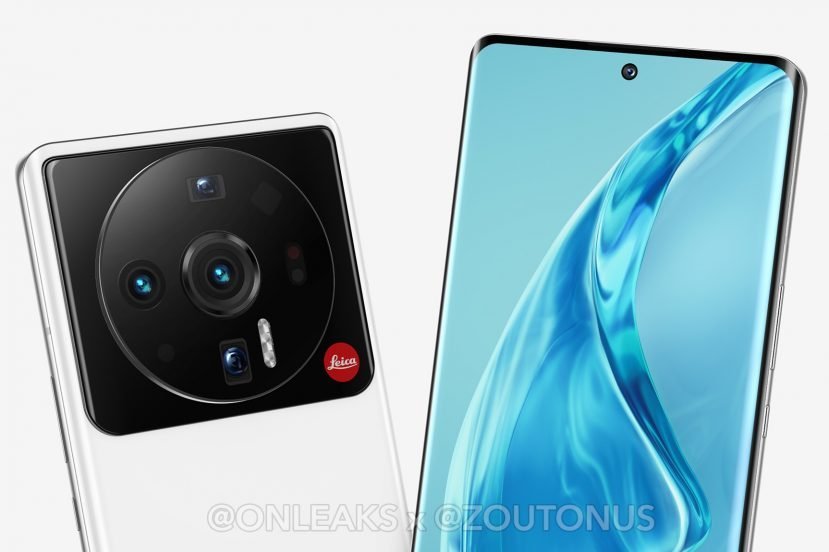 smartfon Xiaomi 12 Ultra smartphone render