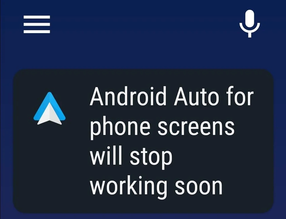 Android Auto fot phone screens