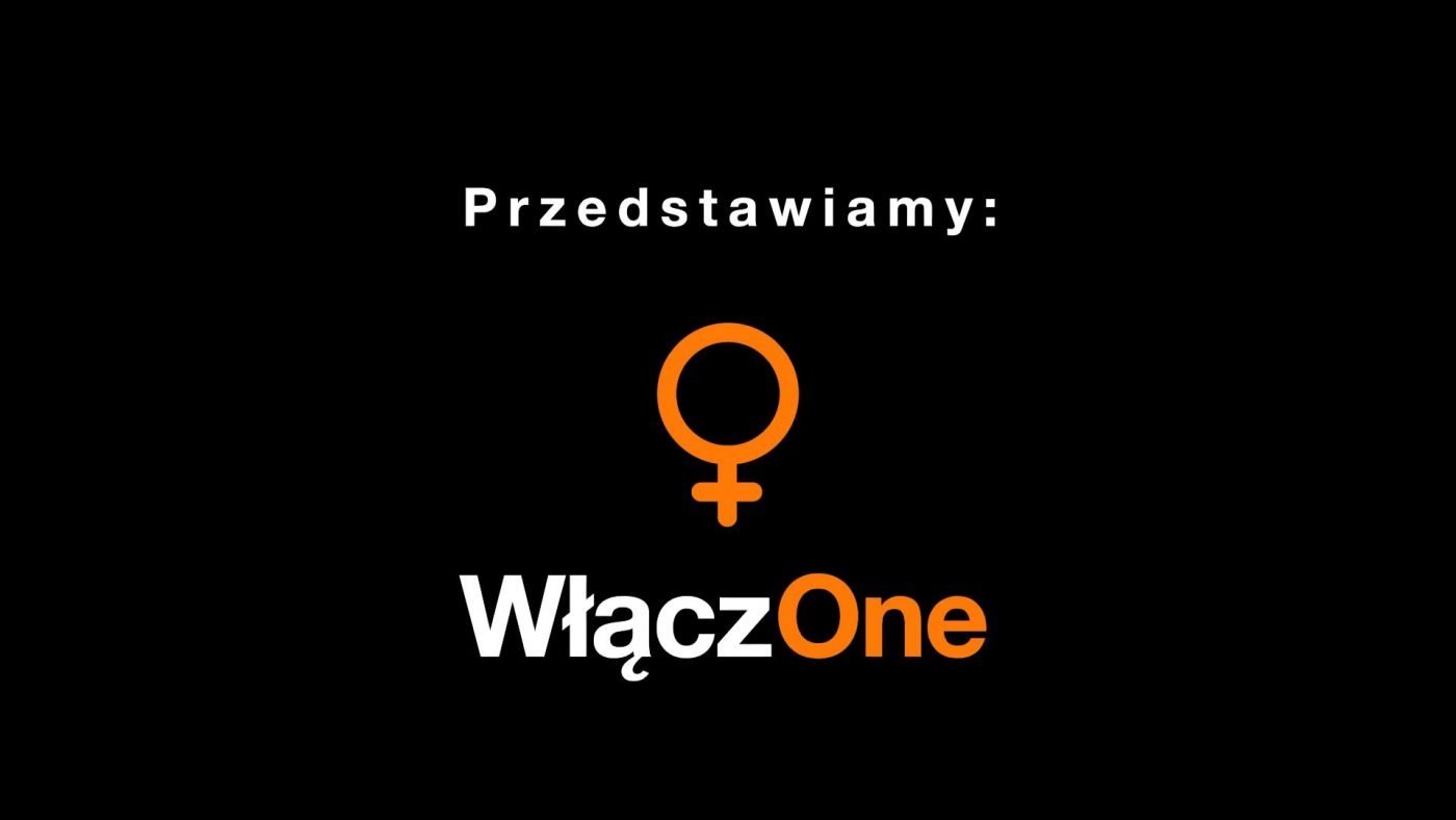 Orange - grafika promująca kampanię WłączOne