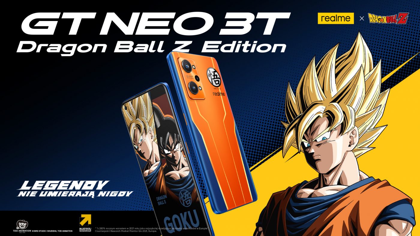 realme GT Neo 3T Dragon Ball Z Edition - grafika promocyjna