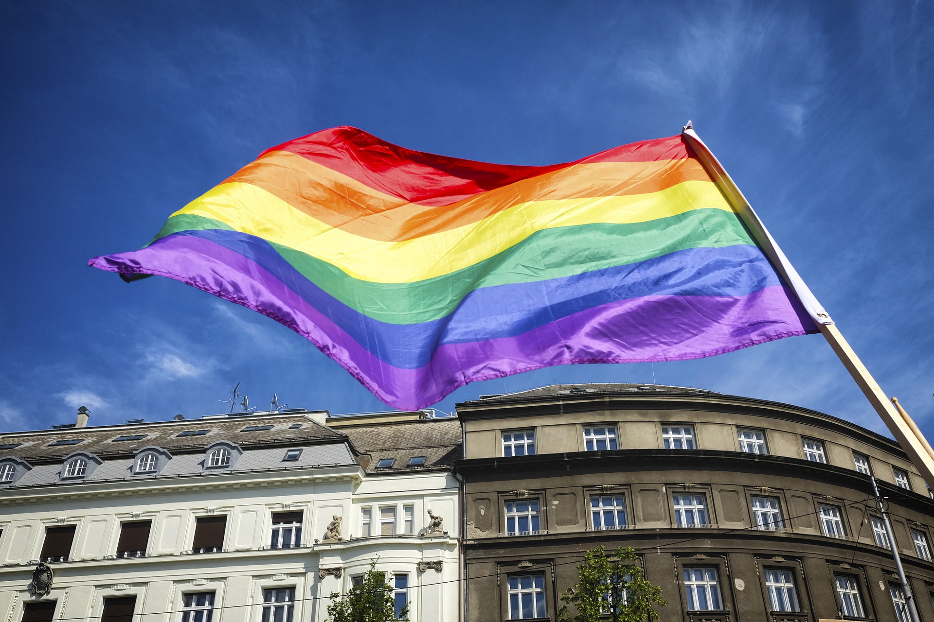 tęcza tęczowa flaga lgbt gay lesbian trans queer
