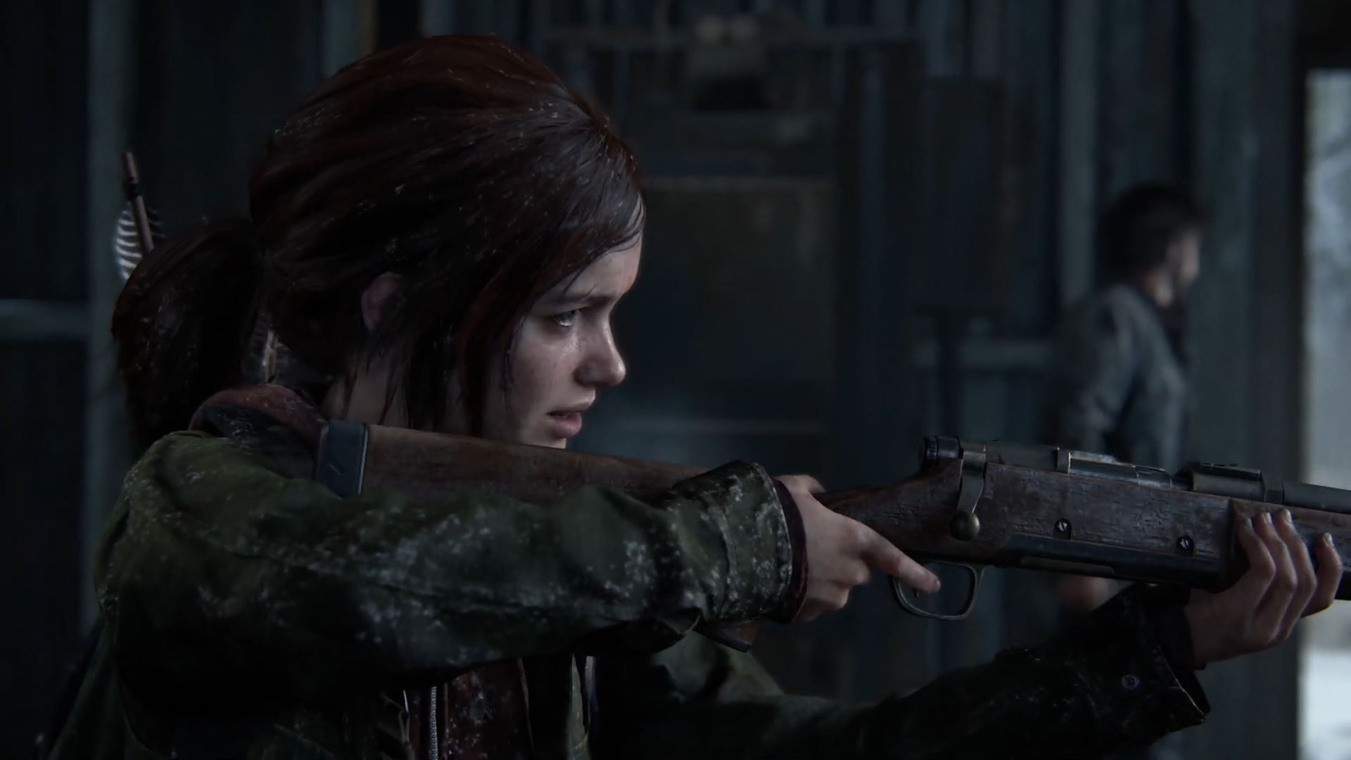 The Last of Us Part I - Ellie trzyma broń