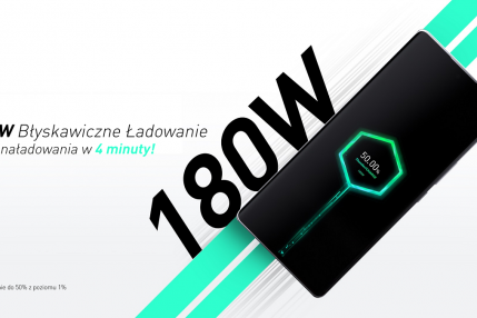 Infinix Thunder Charge szybkie ładowanie 180 W