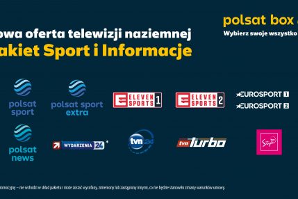 Nowa oferta telewizji naziemnej w Polsat Box Pakiet Sport i Informacje