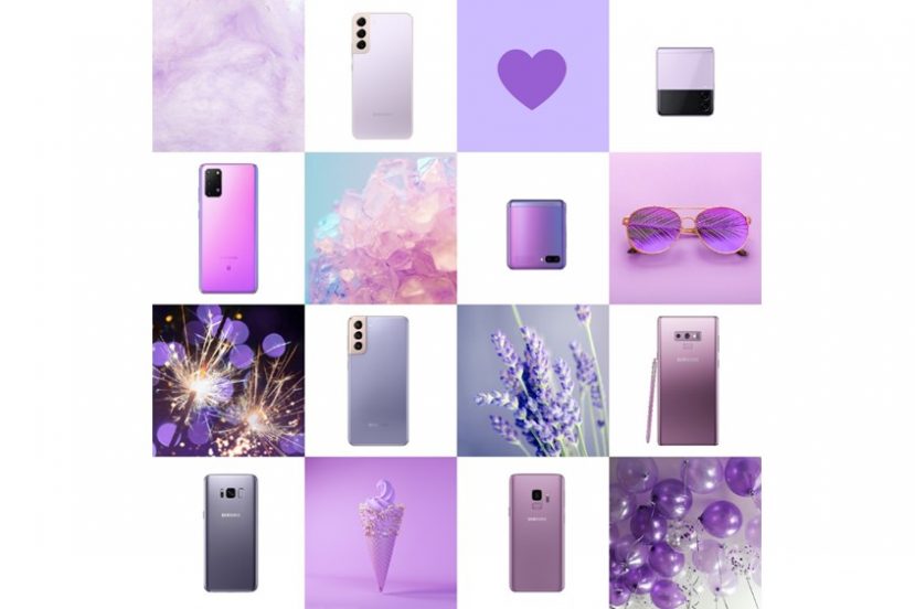 Samsung Galaxy S22 Bora Purple fioletowy smartfon smartphone